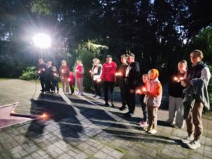 Подробнее о статье Патриотическая акция «Свеча памяти» в п. Любучаны МО Чехов